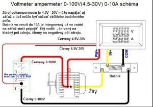voltmeter ampermeter schéma