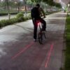 Laserové zadné svetlo na bicykel 5LED 2x Laser - Image 7
