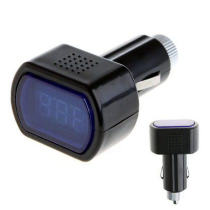 Voltmeter do auta do cigaretového zapaľovača 12/24V + verzia 2x USB-C Super PD - Image 9