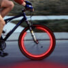 Led ventilky väčšie na bicykel a motorku červené - Image 4