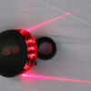 Laserové zadné svetlo na bicykel 5LED 2x Laser - Image 11