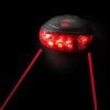 Laserové zadné svetlo na bicykel 5LED 2x Laser - Image 4