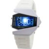 Led biele hodinky