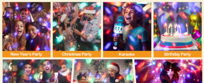 Disco žiarovka so svetelnými efektami väčšia - Image 5