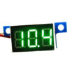 Zelený Mini Voltmeter na šróby 0-100V
