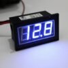 Vodotesný voltmeter modrý (3.5-30V) - Image 3