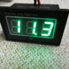Vodotesný voltmeter zelený (3.5-30V) - Image 4