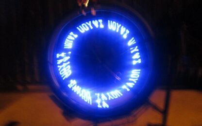 Led ventilky letter (modré) - Image 3