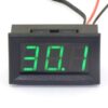 LED teplomer s 2m čidlom zelený - Image 2