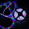 Komplet vodotesný farebný RGB LED pásik 5m - Image 4