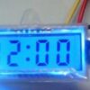 LED Vodeodolné hodiny na motorku