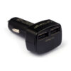 4v1 USB voltmeter teplomer, ampérmeter do auta 12-24V čierny - Image 7