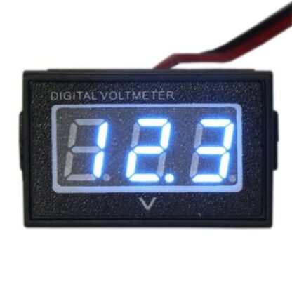 Vodotesný voltmeter modrý (3.5-30V)