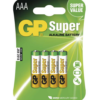 AAA GP Alkalická Batériá 1.5V - 4ks