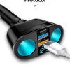 Nastaviteľná PD USB rozdvojka do auta pre 12/24V