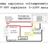 Voltmeter + Ampérmeter kombinovaný 0 V - 100 V s 50A  bočníkom - Image 4