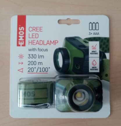 CREE LED čelovka 330 lm na 3 x AAA batérie - Image 7