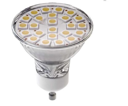 Led žiarovka GU10 s 24 Led 5050 4W denná biela