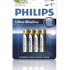 4x AAA Batérie Philips ultra alkalicke