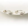 Elegantné Náušnice Pearl Brigith v striebornom prevedení - Image 2