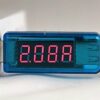 USB Detektor s voltmetrom a ampérmetrom modrý - Image 2