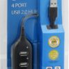USB 2.0 HUB rozbočovač so 4 portami čierny - Image 3