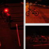 Led + laserové zadné svetlo na bicykel SMRTKA - Image 6
