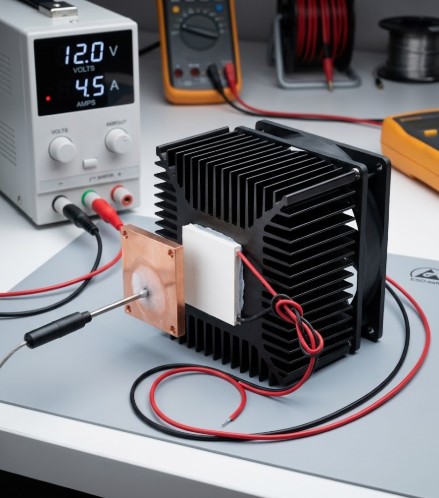 Peltierov článok 12V 60W 40x40 mm – Obrázok 5