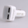 4v1 USB voltmeter, teplomer, ampérmeter 12-24V biely - Image 3