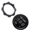 Okrúhly vodotesný voltmeter 12V/24V modrý - Image 2