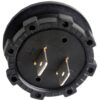 Okrúhly vodotesný voltmeter 12V/24V červený - Image 5