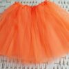 Dolly tutu sukňa  pre dievčatká oranžová - Image 2