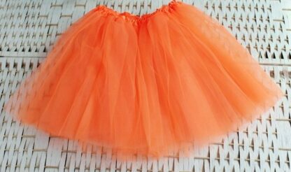 Dolly tutu sukňa  pre dievčatká oranžová - Image 2