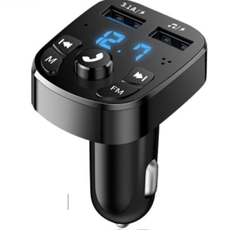Bluetooth FM transmitter do auta s handsfree a rýchlym nabíjaním QC 3.0