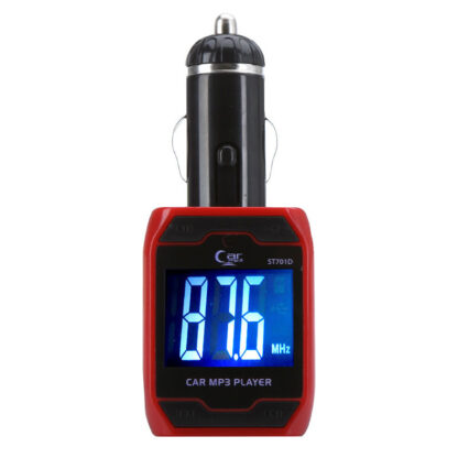 Mp3 FM transmitter do auta červený - Image 3