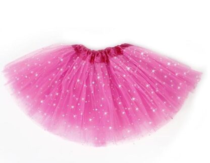 Dolly tutu sukňa s trblietkami ružová