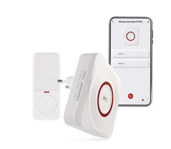 GoSmart Domový bezdrôtový zvonček do zásuvky s WiFi