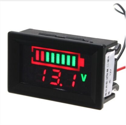 Programovateľný voltmeter s LED analyzátorom na meranie stavu akumulátorov - Image 5