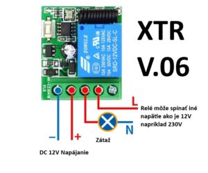 XTR schéma zapojenia