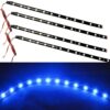 Modrý vodotesný LED pásik 30cm 15diód