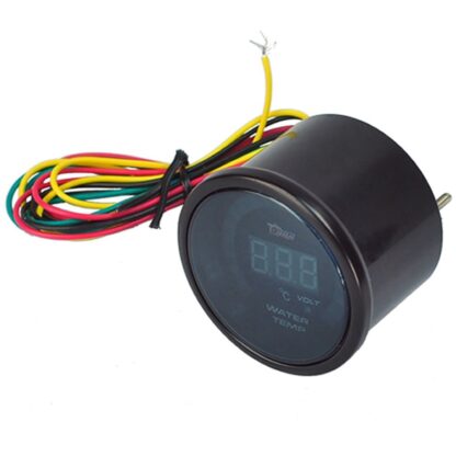 Racetech LED tuning budík do auta pre meranie teploty vody + voltmeter - Image 7