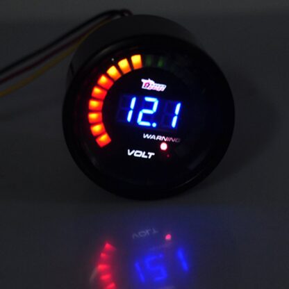 Racetech LED tuning budík do auta pre meranie napätia (voltmeter)