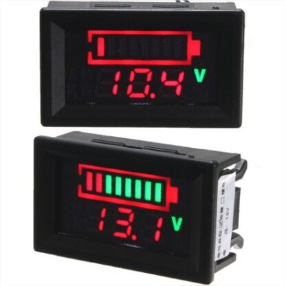 Programovateľný voltmeter s LED analyzátorom na meranie stavu akumulátorov - Image 3