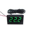 LED teplomer s 2m čidlom zelený