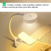 Li-ion USB-C LED lampička reflektor na čítanie - Image 4