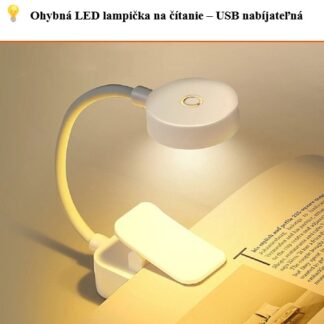 Li-ion USB-C LED lampička reflektor na čítanie