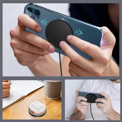 65W USB PD Bezdrôtová nabíjačka pre mobilné telefóny QI - Image 2