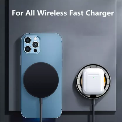 65W USB PD Bezdrôtová nabíjačka pre mobilné telefóny QI - Image 3