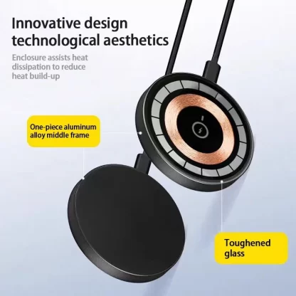 65W USB PD Bezdrôtová nabíjačka pre mobilné telefóny QI - Image 7