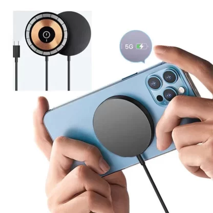 65W USB PD Bezdrôtová nabíjačka pre mobilné telefóny QI - Image 4